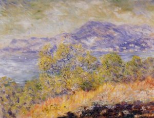 View Taken near Ventimiglia Oil painting by Claude Monet