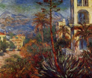 Villas at Bordighera by Claude Monet - Oil Painting Reproduction