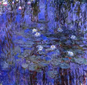 Water-Lilies 10 painting by Claude Monet