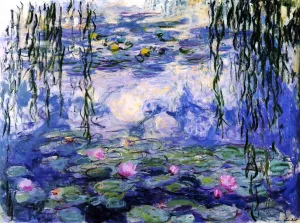 Water-Lilies 11 Oil painting by Claude Monet