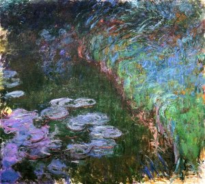 Water-Lilies 13 Oil painting by Claude Monet