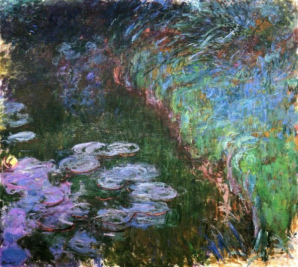 Main Product Photo of Water-Lilies 13 Painting by Claude Monet