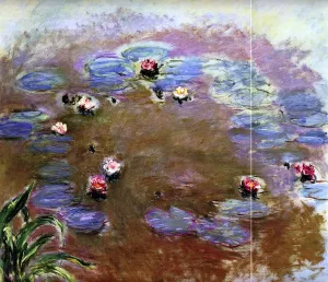 Water-Lilies 16 by Claude Monet - Oil Painting Reproduction