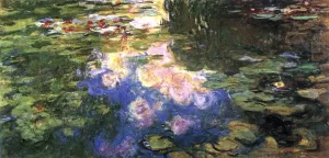 Water Lilies 2 by Claude Monet - Oil Painting Reproduction