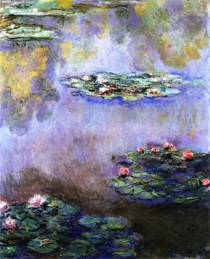 Water-Lilies 24 by Claude Monet - Oil Painting Reproduction