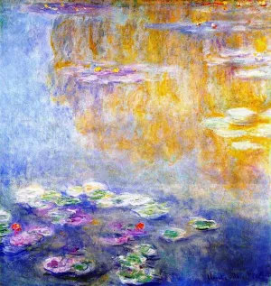 Water-Lilies 25 by Claude Monet - Oil Painting Reproduction