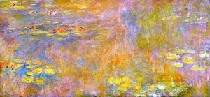 Water-Lilies 3 Oil painting by Claude Monet