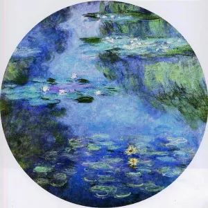 Water-Lilies 31 Oil painting by Claude Monet
