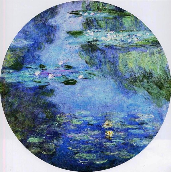 Water-Lilies 31 by Claude Monet - Hand-Painted Oil Painting Reproduction