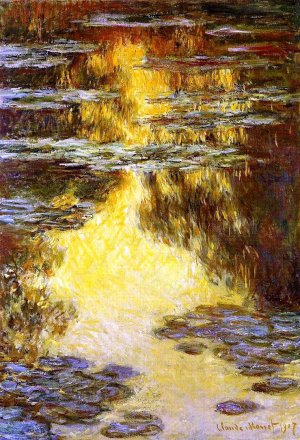 Water-Lilies 33 by Claude Monet Oil Painting