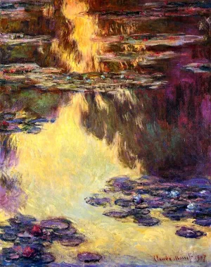 Water-Lilies 39 painting by Claude Monet