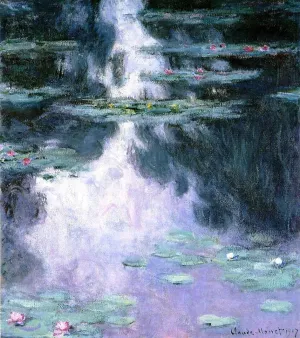 Water-Lilies 41 by Claude Monet - Oil Painting Reproduction