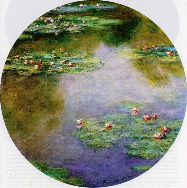 Water-Lilies 42 by Claude Monet - Hand-Painted Oil Painting Reproduction