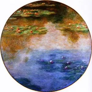 Water-Lilies 43 Oil painting by Claude Monet