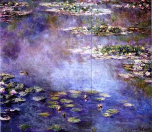 Water-Lilies 46 Oil painting by Claude Monet