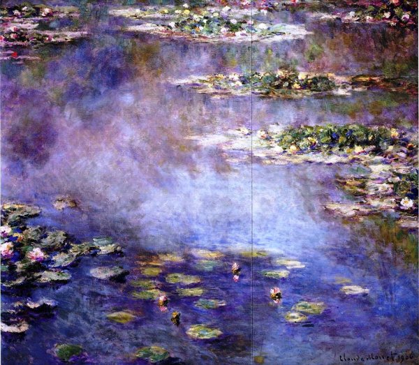 Main Product Photo of Water-Lilies 46 Painting by Claude Monet