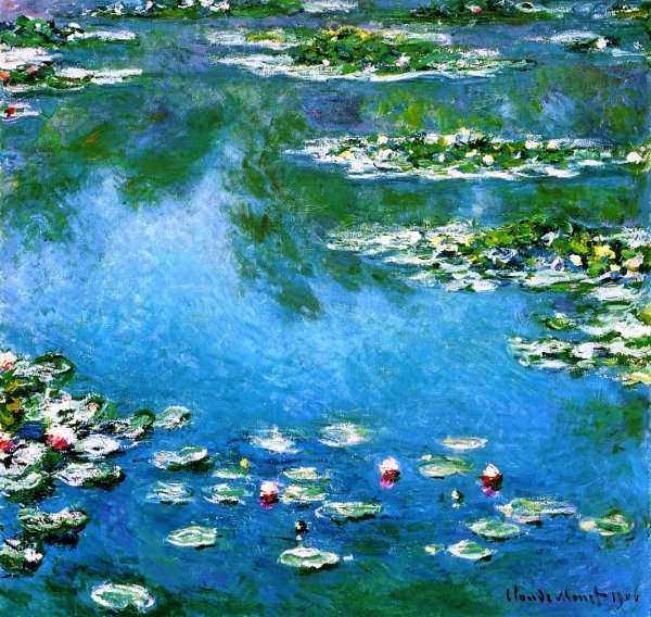 Main Product Photo of Water-Lilies 47 Painting by Claude Monet