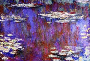 Water-Lilies 48 Oil painting by Claude Monet