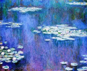 Water-Lilies 49 by Claude Monet - Oil Painting Reproduction