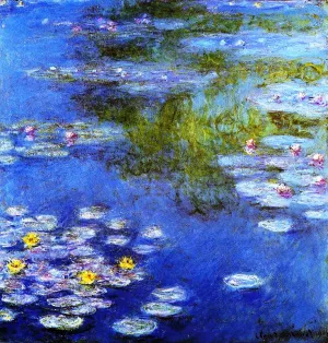 Water-Lilies 5 Oil painting by Claude Monet