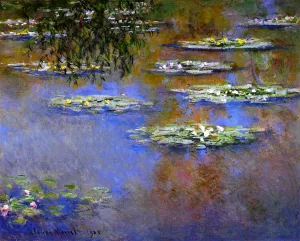 Water-Lilies 59 by Claude Monet - Oil Painting Reproduction
