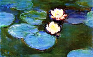 Water-Lilies 61 Oil painting by Claude Monet