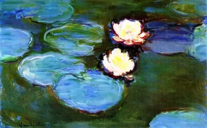 Water-Lilies 61 by Claude Monet - Oil Painting Reproduction
