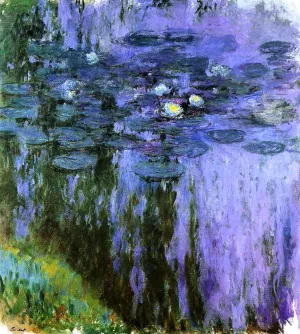 Water-Lilies 8 by Claude Monet - Oil Painting Reproduction
