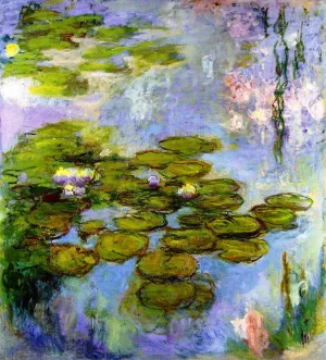 Water-Lilies 9 by Claude Monet - Oil Painting Reproduction