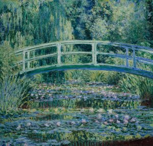 Water Lilies and Japanese Bridge by Claude Monet Oil Painting