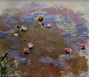 Water-Lilies Detail by Claude Monet Oil Painting