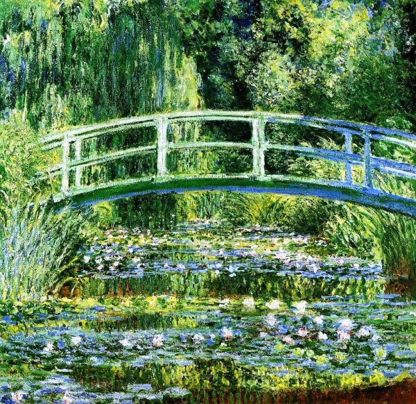 Main Product Photo of Water-Lily Pond 2 Painting by Claude Monet