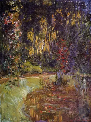 Water-Lily Pond at Giverny by Claude Monet Oil Painting