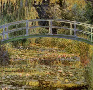 Water-Lily Pond Oil painting by Claude Monet