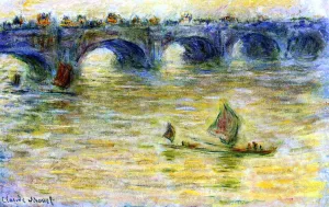 Waterloo Bridge 2 by Claude Monet - Oil Painting Reproduction