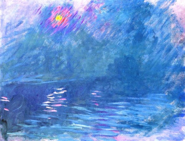 Main Product Photo of Waterloo Bridge 3 Painting by Claude Monet