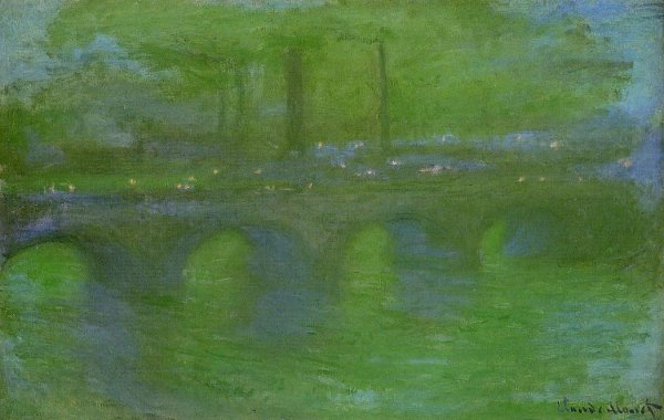 Waterloo Bridge, Dawn by Claude Monet - Hand-Painted Oil Painting Reproduction