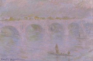 Waterloo Bridge in London by Claude Monet Oil Painting
