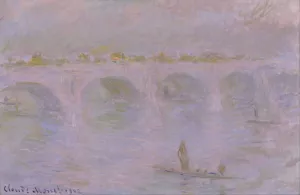 Waterloo Bridge in London by Claude Monet Oil Painting