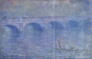 Waterloo Bridge in the Fog by Claude Monet - Oil Painting Reproduction
