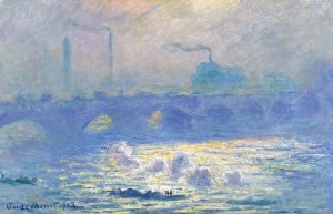 Waterloo Bridge by Claude Monet Oil Painting