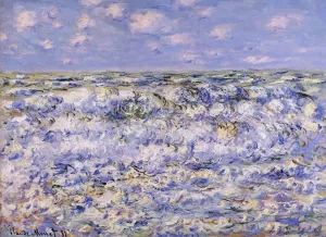 Waves Breaking painting by Claude Monet