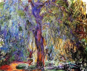 Weeping Willow 4 by Claude Monet Oil Painting