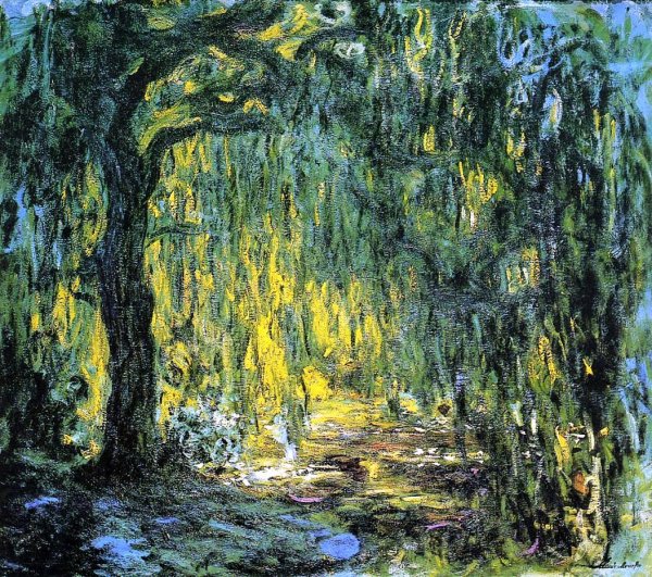 Main Product Photo of Weeping Willow 6 Painting by Claude Monet