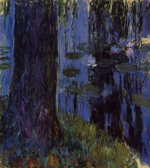Weeping Willow and Water-Lily Pond by Claude Monet - Oil Painting Reproduction