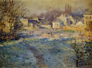 White Frost by Claude Monet Oil Painting