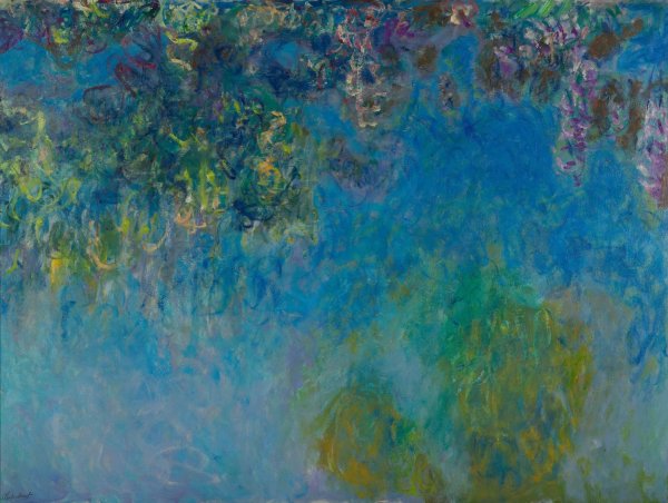 Main Product Photo of Wisteria  Painting by Claude Monet