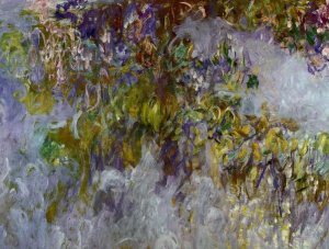 Wisteria (left half) by Claude Monet Oil Painting