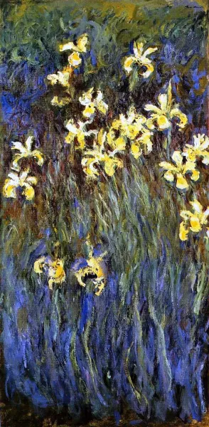 Yellow Irises by Claude Monet Oil Painting