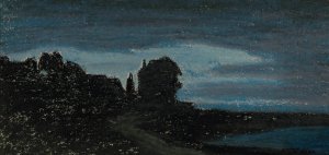 Yport, la nuit by Claude Monet Oil Painting